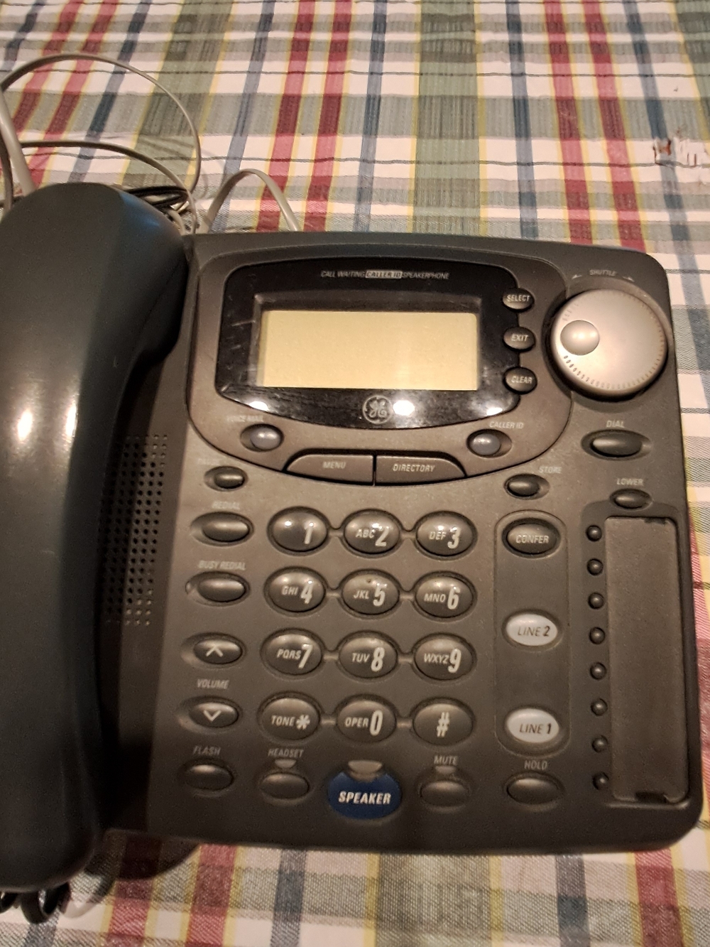 General Electric Black Office Desk Phone with Speakerphone and Display‎ - Picture 2 of 3